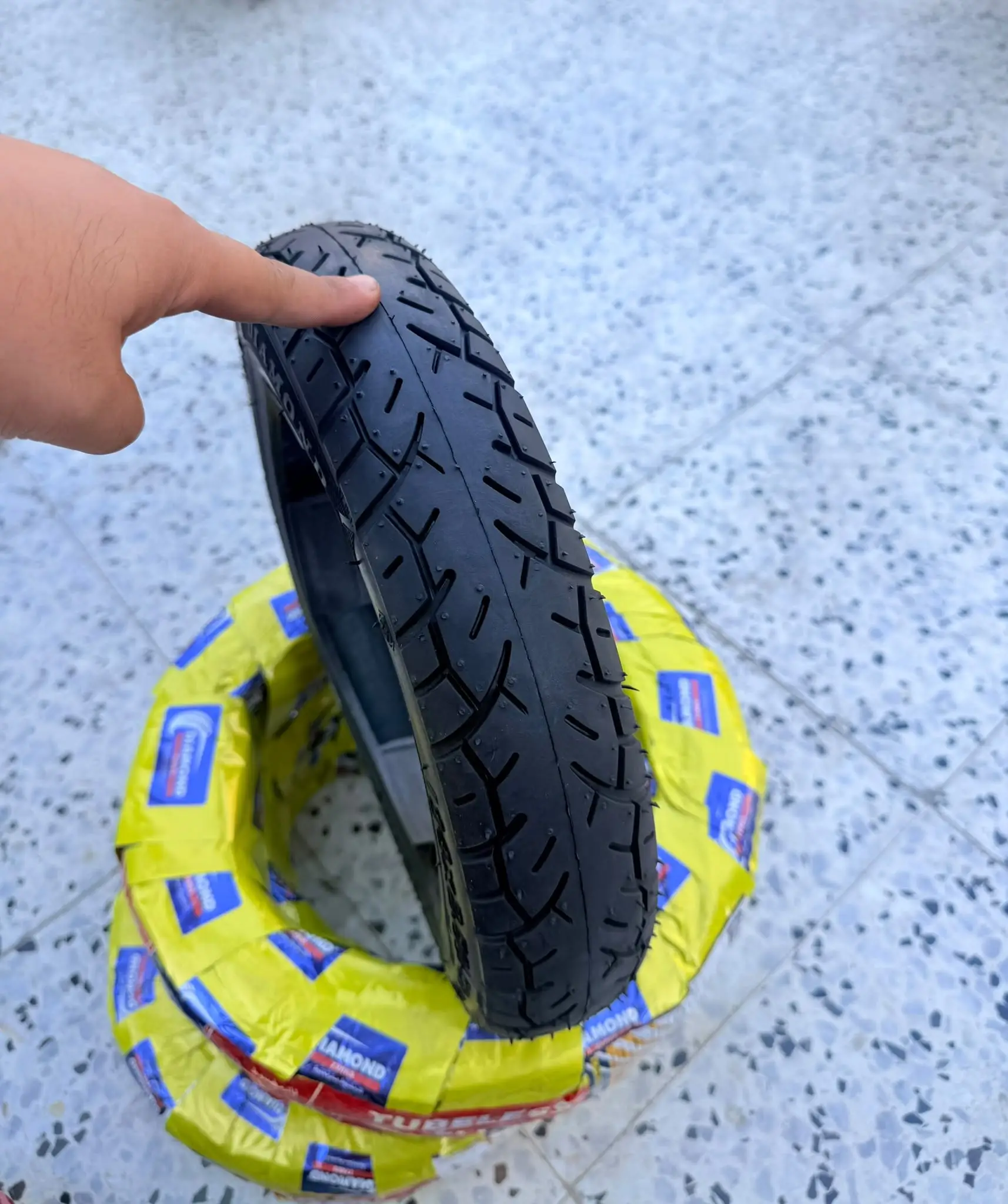 DIAMOND 14x2.50 Elektrikli Bisiklet Dış Lastik PAKİSTAN tubeless