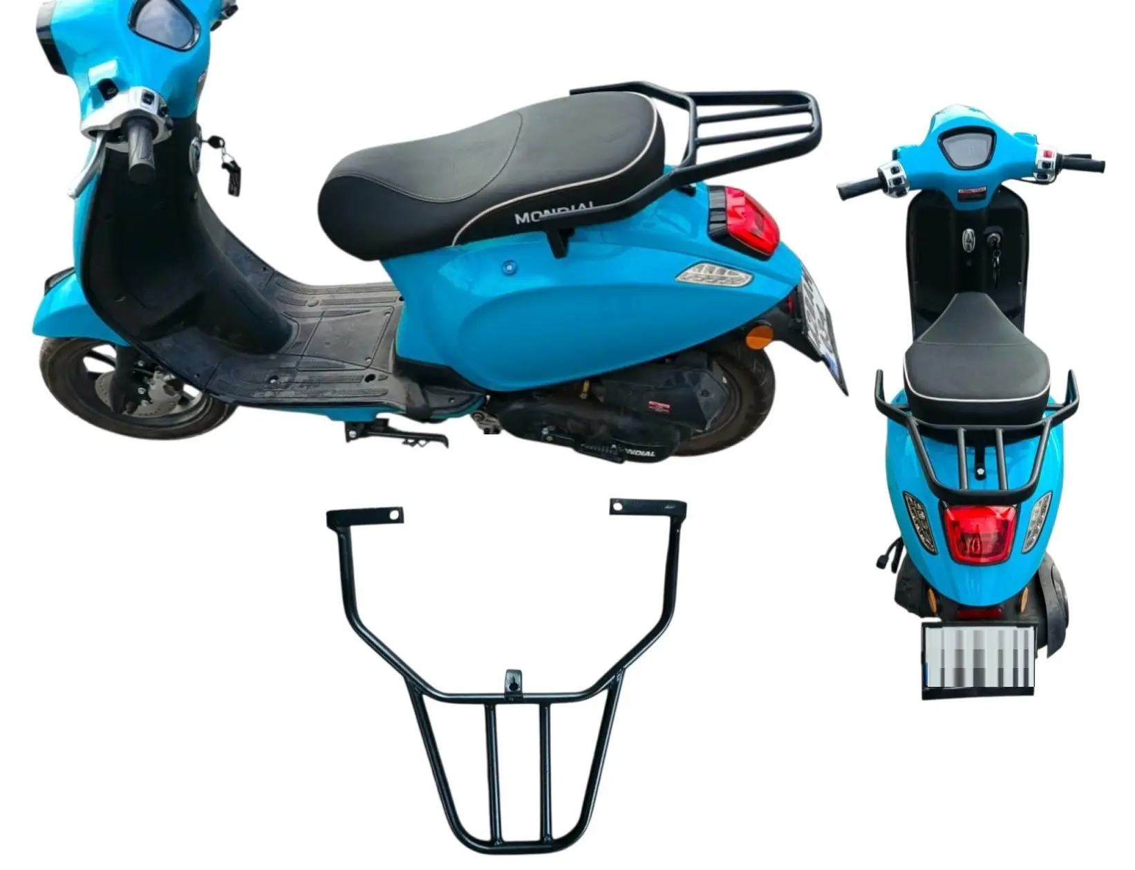 MONDİAL WİNG 50i - RKS AZURE 50 ARKA PORT BAĞAJ ÇANTA DEMİRİ-İTL