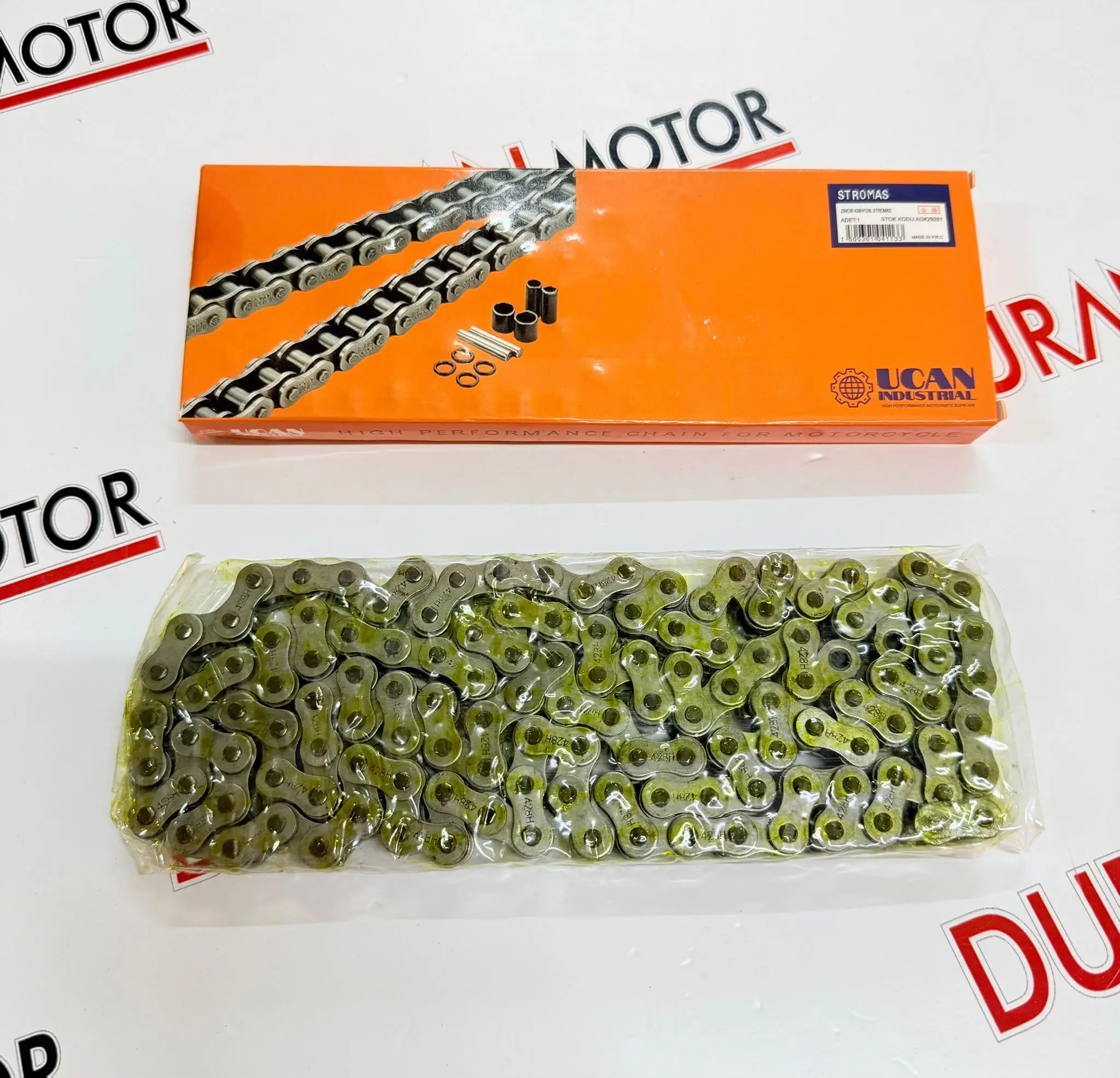 ZİNCİR 428H/128L A KALİTE STROMAS MARKA